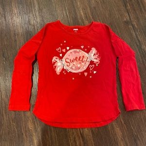 Gymboree Valentine’s Day “Sweet” Candy Shirt